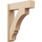 Ekena Millwork 7 1/2-in W x 26-in D x 34-in H Balboa Block Rough Cedar Woodgrain TimberThane Outlooker, Primed Tan OUTUR075X26X34BOA44RCPR - alternate 1